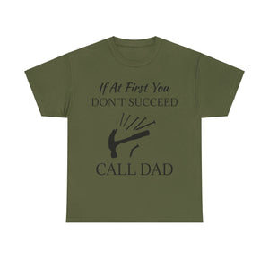 Call Dad Unisex Heavy Cotton Tee