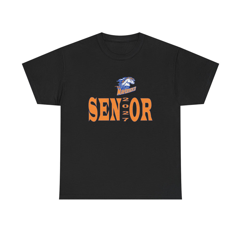 Marvin Ridge HS Senior 2027 Unisex Heavy Cotton Tee