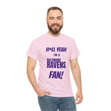 Baltimore Ravens Football Unisex Heavy Cotton Tee