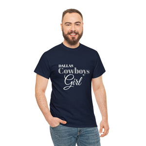 Dallas Cowboys Girl Unisex Heavy Cotton Tee
