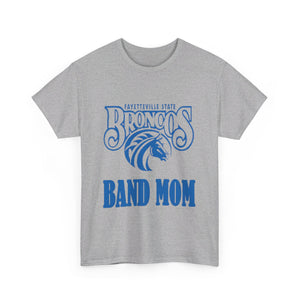 Fayetteville State Band Mom Unisex Heavy Cotton Tee