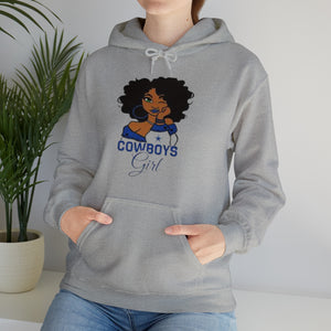 Dallas Cowboys Girl Unisex Heavy Blend™ Hooded Sweatshirt