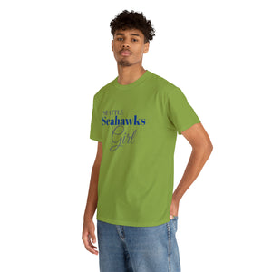 Seattle Seahawks Girl Unisex Heavy Cotton Tee