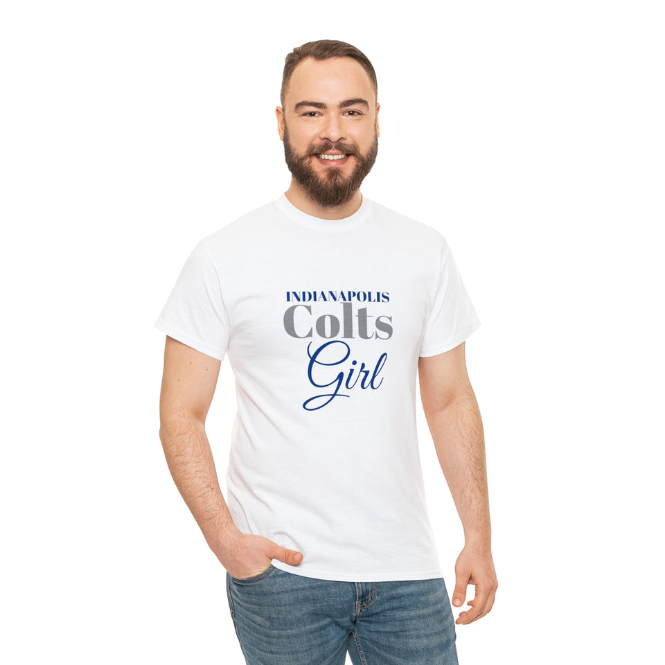 Indianapolis Colts Girl Unisex Heavy Cotton Tee