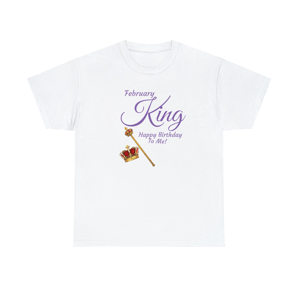 February King Unisex Heavy Cotton Tee