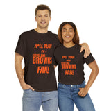 Cleveland Browns Football Unisex Heavy Cotton Tee