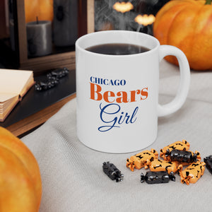 Chicago Bears Girl Ceramic Mug 11oz