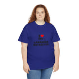 I Love My Labrador Retriever Unisex Heavy Cotton Tee