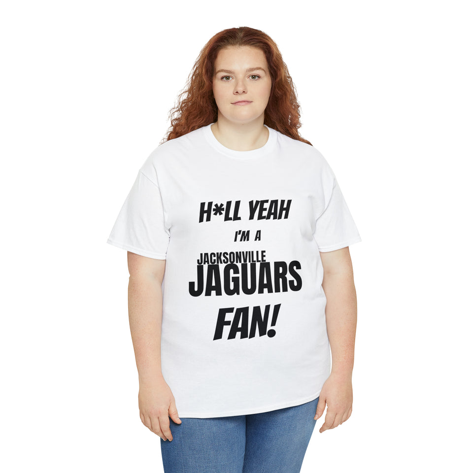 Jacksonville Jaguars Football Unisex Heavy Cotton Tee