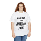 Jacksonville Jaguars Football Unisex Heavy Cotton Tee