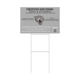 Forestview HS Universal Plastic Yard Sign