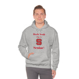 Heck Yeah I'm A NC State Senior Unisex Heavy Blend™ Hooded Sweatshirt