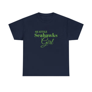 Seattle Seahawks Girl Unisex Heavy Cotton Tee