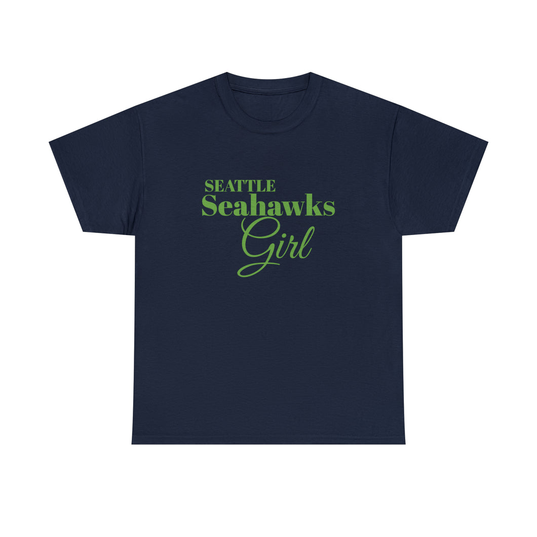 Seattle Seahawks Girl Unisex Heavy Cotton Tee