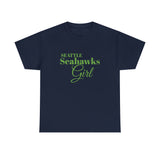 Seattle Seahawks Girl Unisex Heavy Cotton Tee