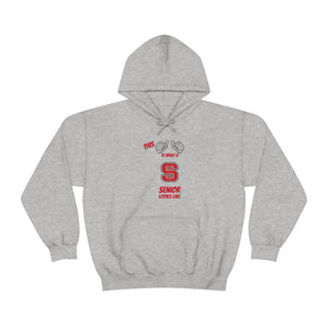 This Is What A NC State Senior Looks Like Unisex Heavy Blend™ Hooded Sweatshirt