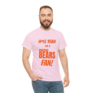 Chicago Bears Football Unisex Heavy Cotton Tee