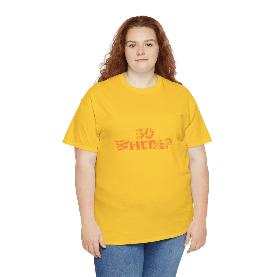 Fifty Unisex Heavy Cotton Tee