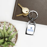 Hunter Huss HS Rectangle Photo Keyring