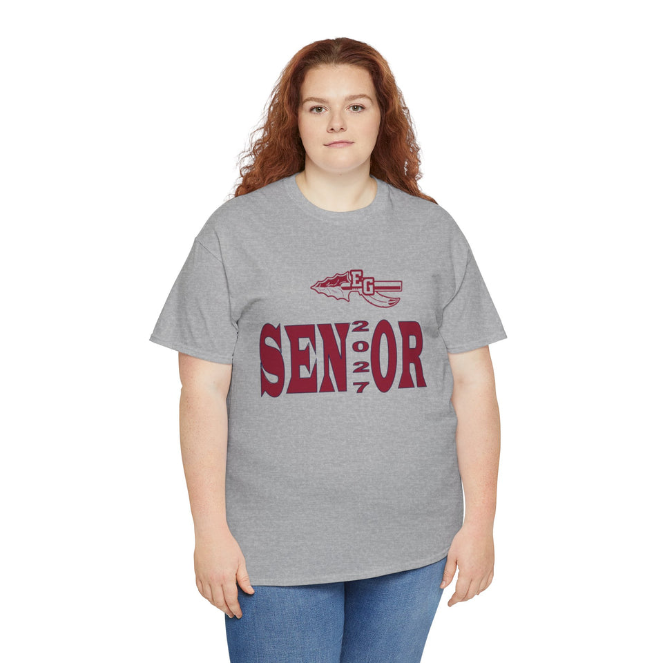East Gaston HS Senior 2027 Unisex Heavy Cotton Tee