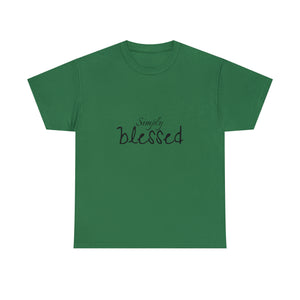 Simply Blessed Unisex Heavy Cotton Tee