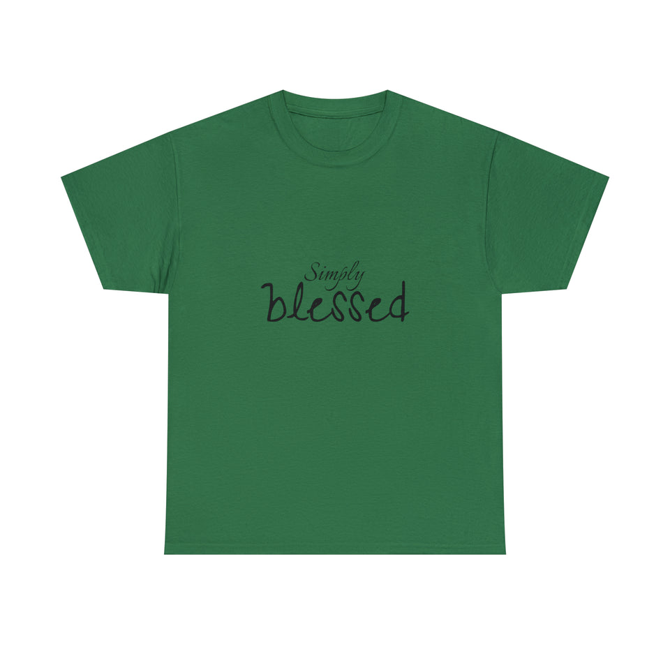 Simply Blessed Unisex Heavy Cotton Tee