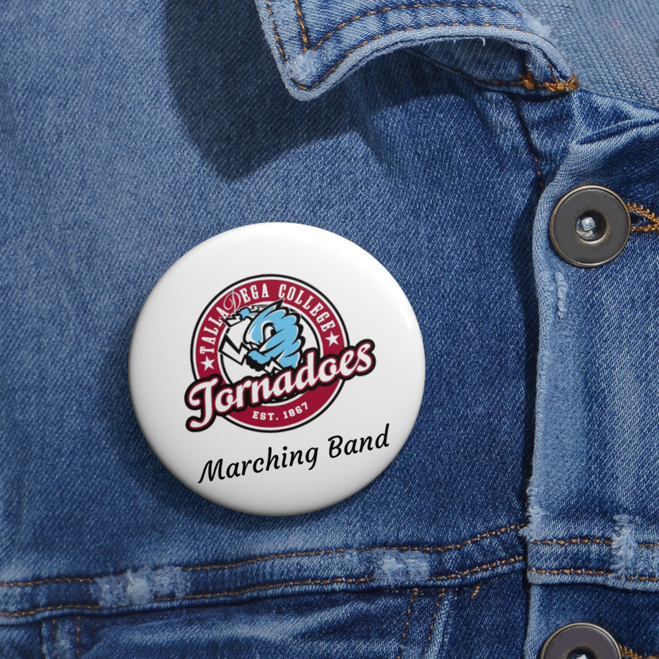 Talladega College Marching Band Custom Pin Buttons