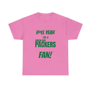 Green Bay Packers Football Unisex Heavy Cotton Tee