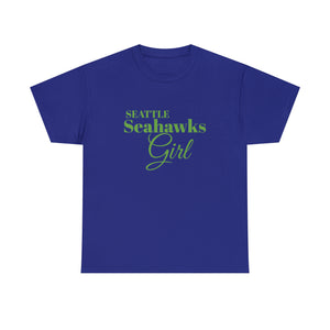 Seattle Seahawks Girl Unisex Heavy Cotton Tee