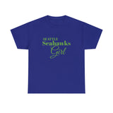 Seattle Seahawks Girl Unisex Heavy Cotton Tee