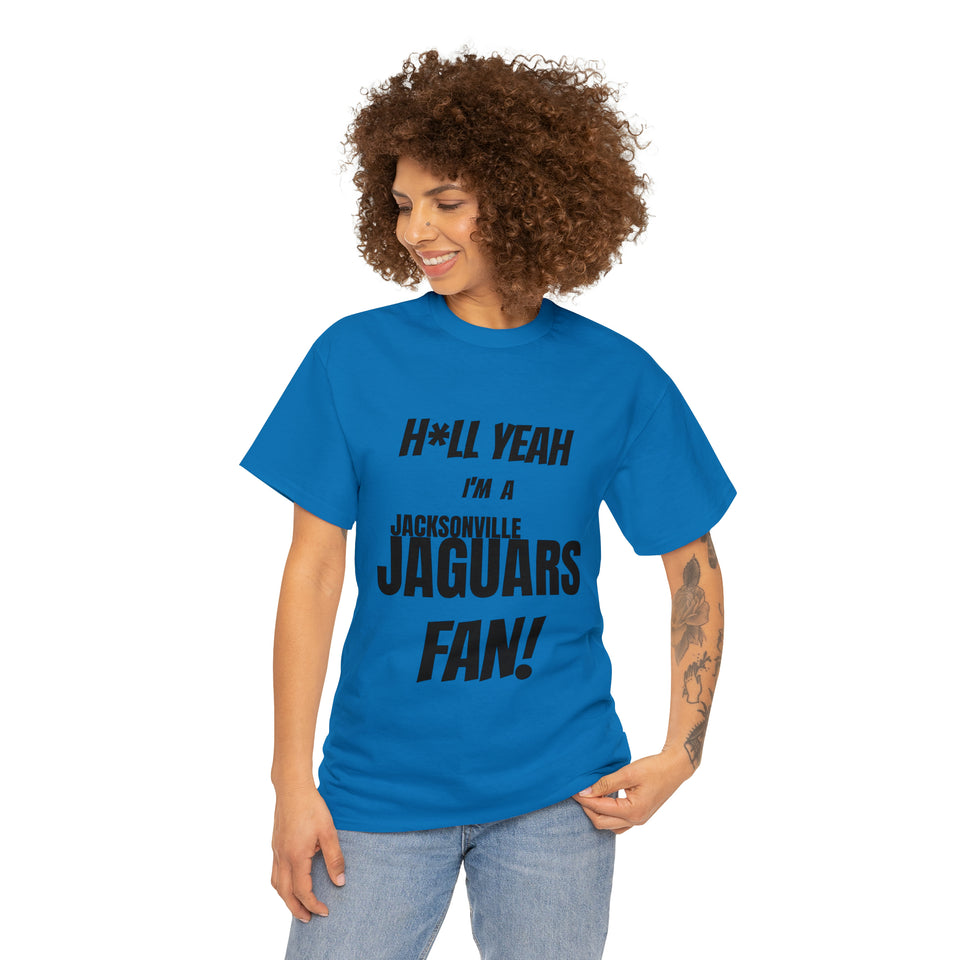 Jacksonville Jaguars Football Unisex Heavy Cotton Tee