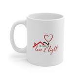 Love & Light Ceramic Mug 11oz