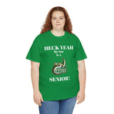 Heck Yeah My Son Is A UNCC Senior Unisex Heavy Cotton Tee