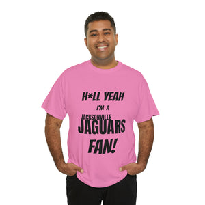 Jacksonville Jaguars Football Unisex Heavy Cotton Tee