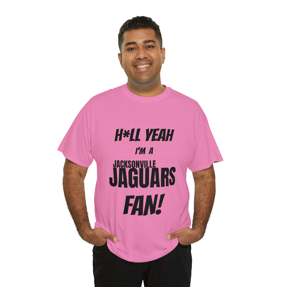 Jacksonville Jaguars Football Unisex Heavy Cotton Tee