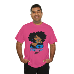 NFL Carolina Panthers Girl Unisex Heavy Cotton Tee