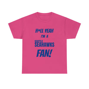 Seattle Seahawks Football Unisex Heavy Cotton Tee