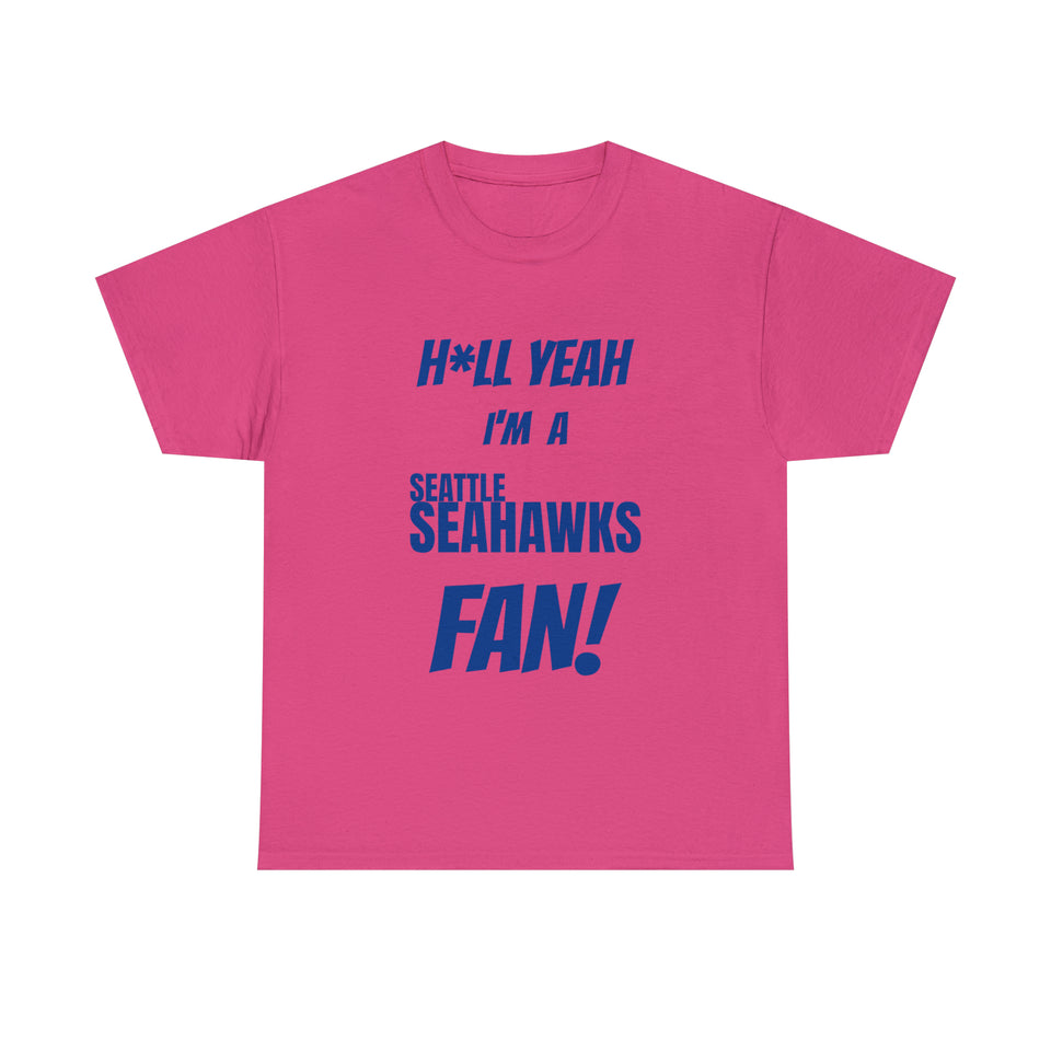 Seattle Seahawks Football Unisex Heavy Cotton Tee