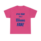 Seattle Seahawks Football Unisex Heavy Cotton Tee