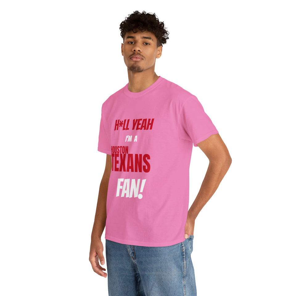 Houston Texans Football Unisex Heavy Cotton Tee