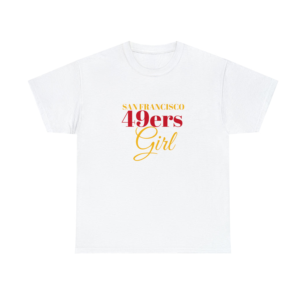 San Francisco 49ers Girl Unisex Heavy Cotton Tee