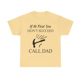 Call Dad Unisex Heavy Cotton Tee