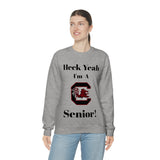 Heck Yeah I'm A SC Gamecocks Senior Unisex Heavy Blend™ Crewneck Sweatshirt