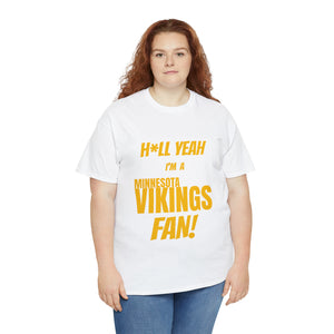 Minnesota Vikings Football Unisex Heavy Cotton Tee