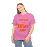 Cleveland Browns Football Unisex Heavy Cotton Tee
