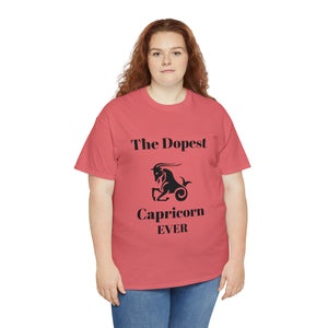 The Dopest Capricorn Ever Unisex Heavy Cotton Tee