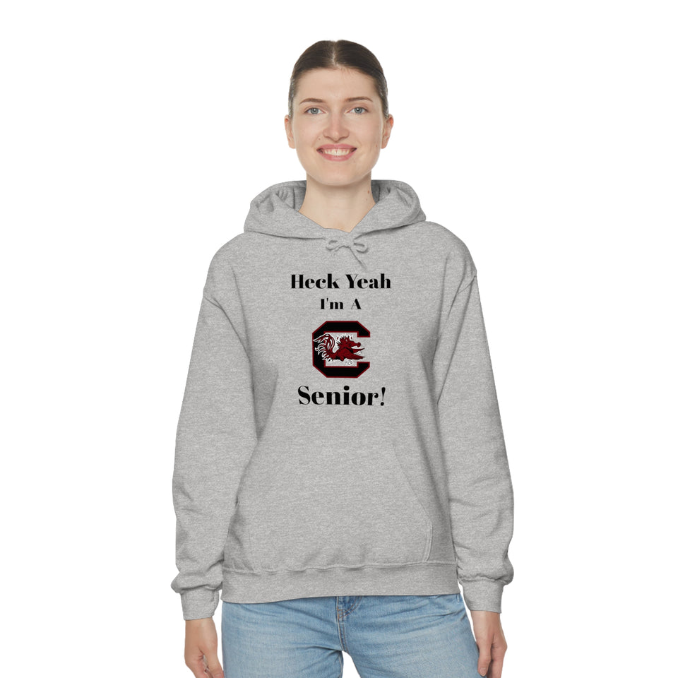 Heck Yeah I'm A SC Gamecocks Senior Unisex Heavy Blend™ Hooded Sweatshirt