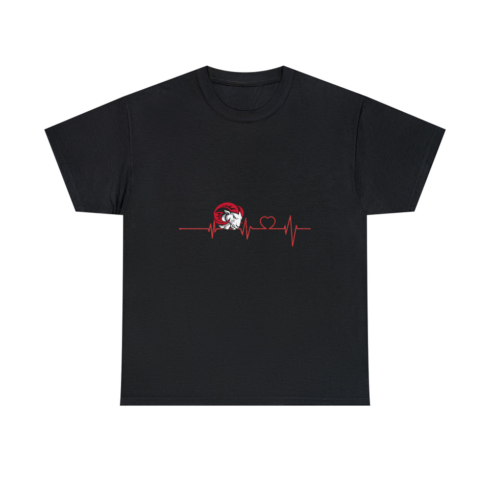 WSSU Heart Beat Unisex Heavy Cotton Tee