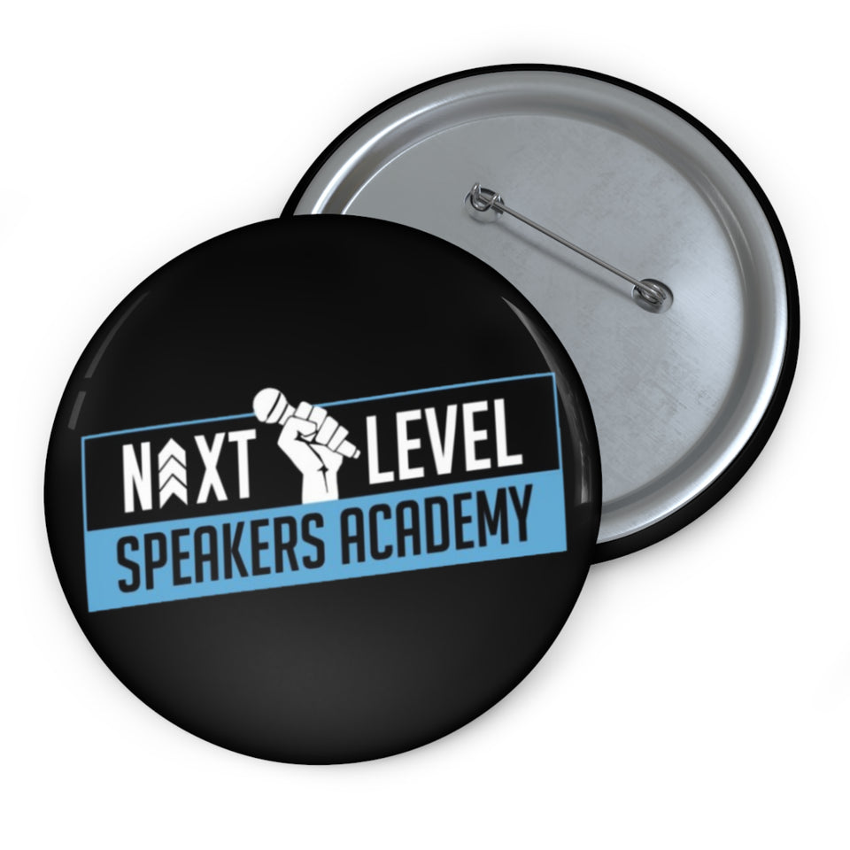Next Level Speakers Academy Custom Pin Buttons