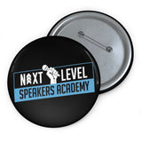 Next Level Speakers Academy Custom Pin Buttons